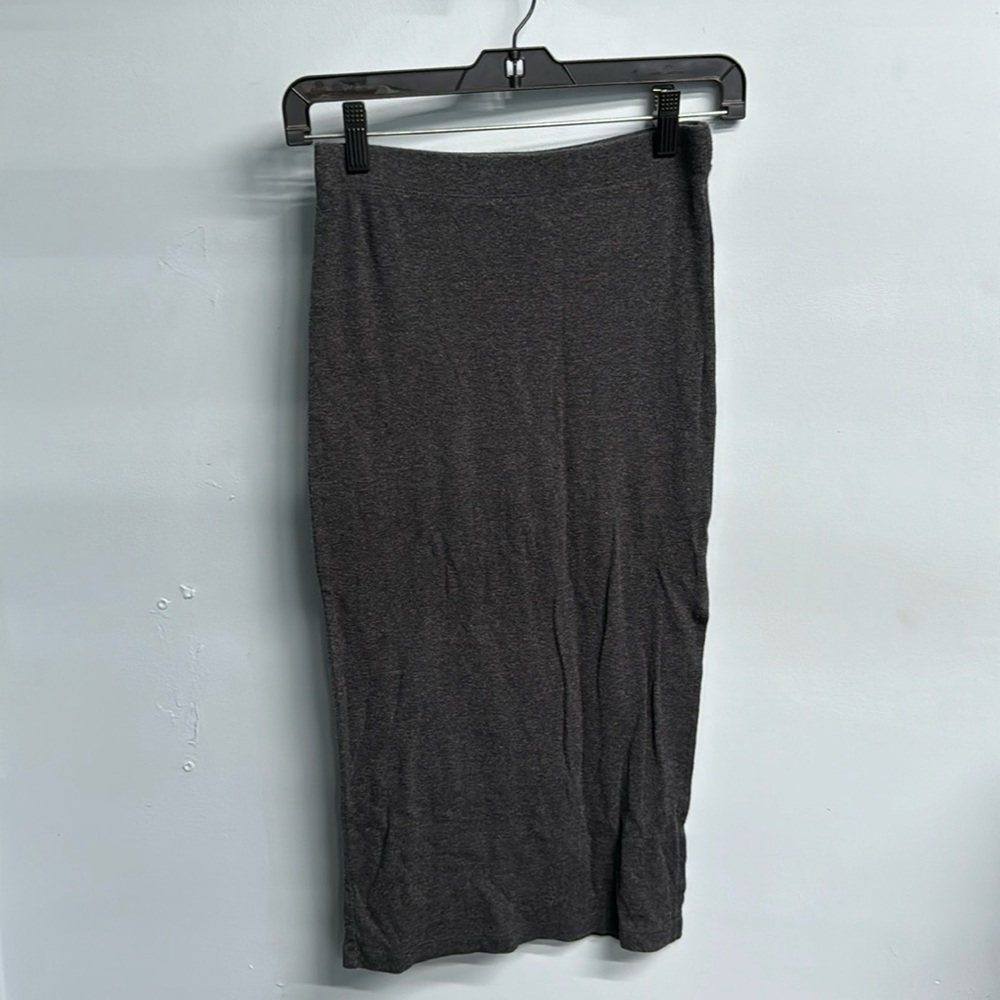 Forever 21 - Fitted Midi Skirt with Slit - Size Extra Small